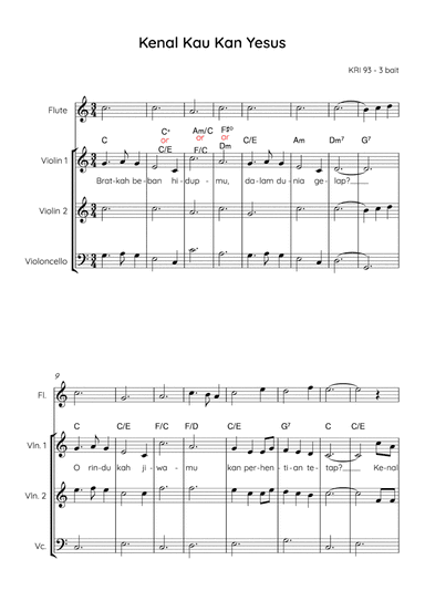 Do You Know My Jesus? / Kenal Kau 'Kan Yesus? (arr. Angie Wiranata)