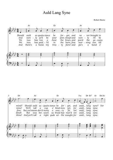 Auld Lang Syne (arr. Alex Nunes Rodrigues)