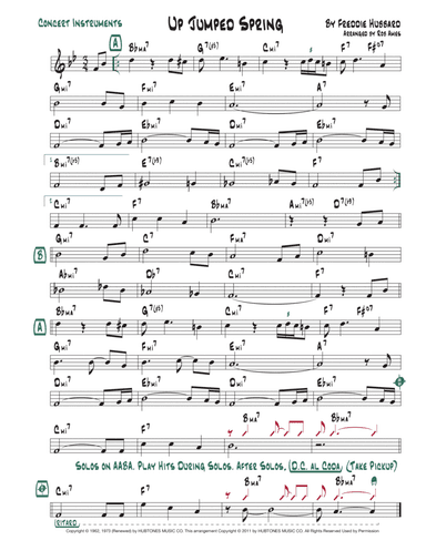 Up Jumped Spring (arr. Rob Ames)