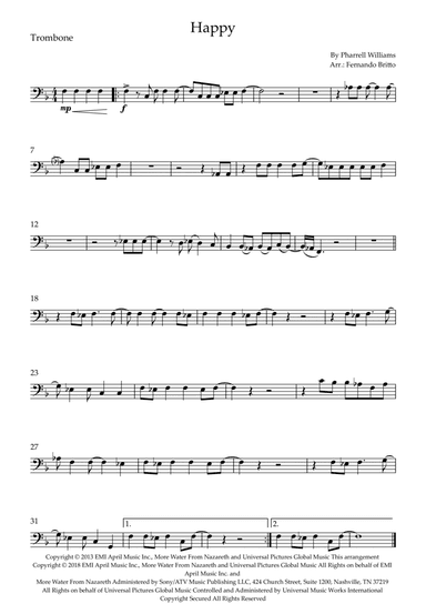 Happy (arr. Fernando Britto)