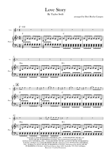 Love Story (arr. Davi Rocha Campos)