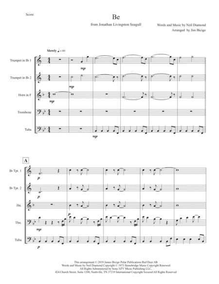Be (arr. Jim Bicigo)