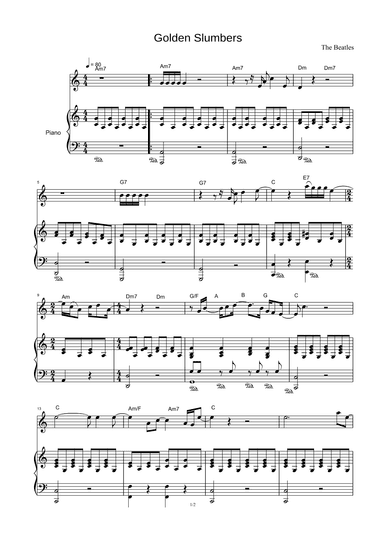 Golden Slumbers (arr. The Beatles)