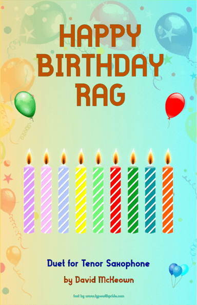 Happy Birthday Rag, for Tenor Saxophone Duet (arr. David McKeown)