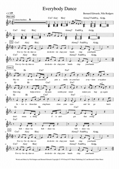 Everybody Dance (arr. Jussi Kontinen)