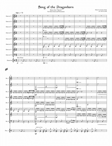 Dragonborn (skyrim Theme) (arr. Gavin Lendt)