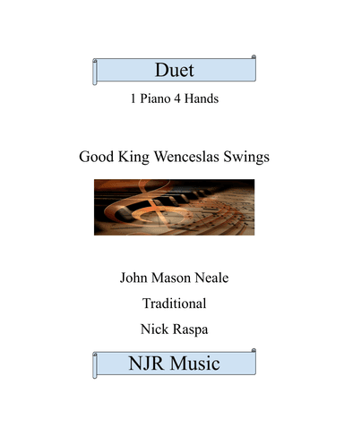 Good King Wenceslas Swings (1 piano 4 hands) complete set (arr. Nick Raspa)