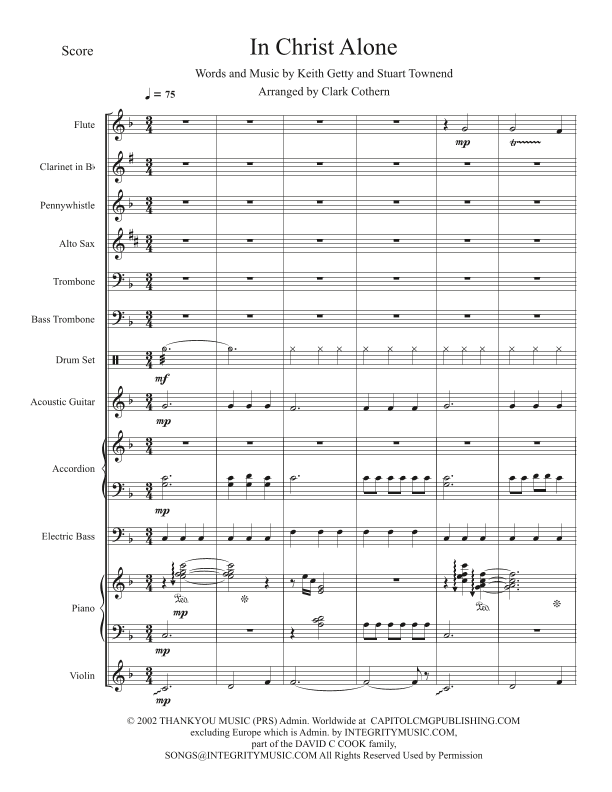 In Christ Alone (arr. Clark Cothern)