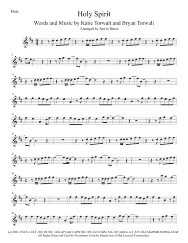 Holy Spirit (arr. Kevin Busse)