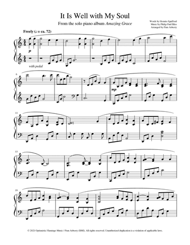 It Is Well with My Soul (arr. Pam Asberry)