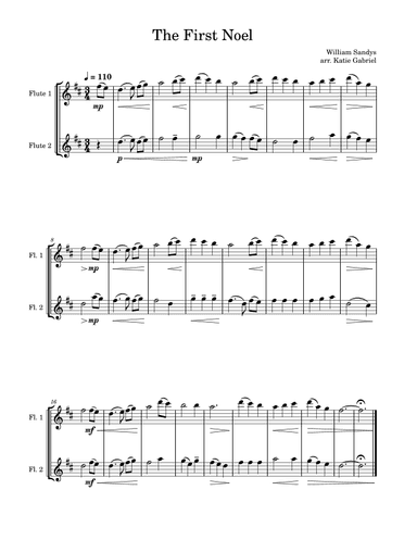 The First Noel (arr. Katie Gabriel)