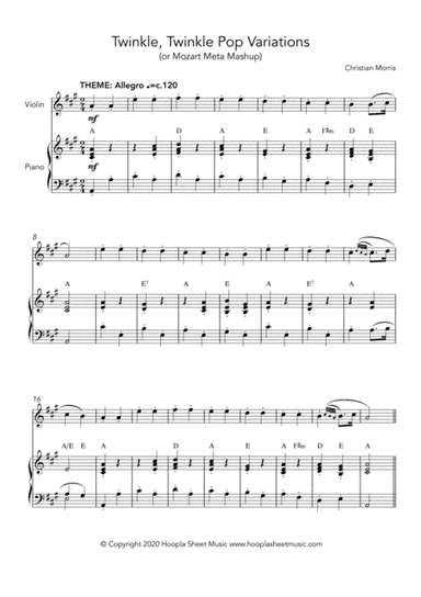Twinkle, Twinkle Pop Variations (Twinkle, Twinkle Little Star) (arr. Hoopla Sheet Music)