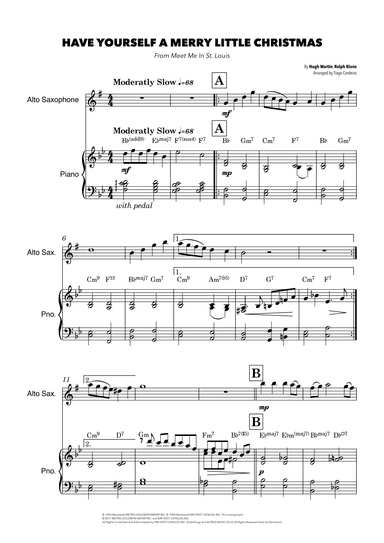 Have Yourself A Merry Little Christmas (arr. Tiago Cordeiro)