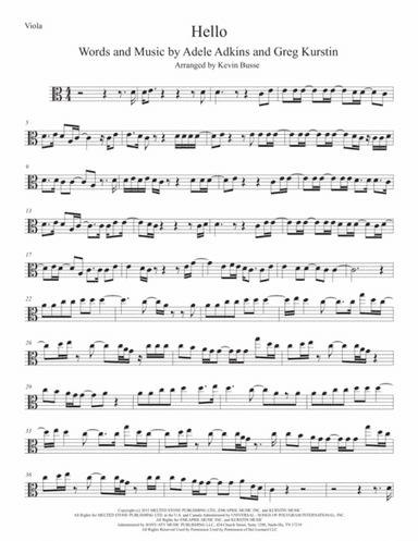 Hello (arr. Kevin Busse)