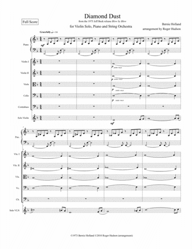 Diamond Dust (arr. Roger Hudson)