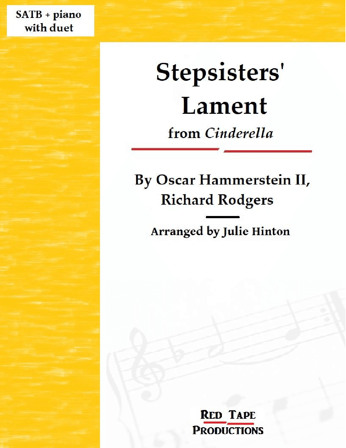 Stepsisters' Lament (arr. Julie Hinton)
