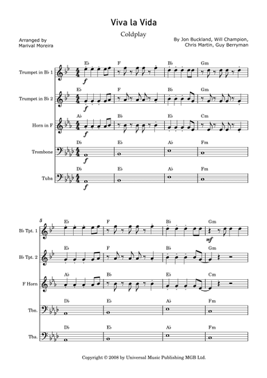 Viva La Vida (arr. Marival Moreira)