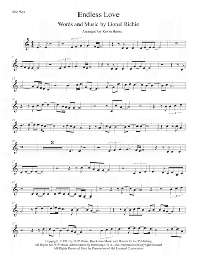 Endless Love (arr. Kevin Busse)