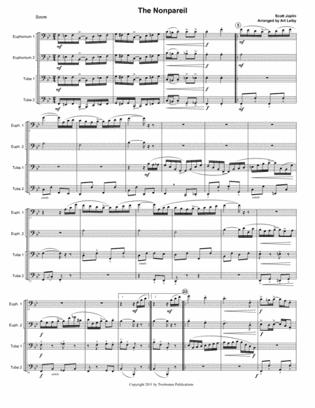 The Nonpariel (arr. Art Leiby)