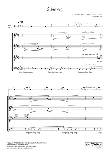 Goldeneye (arr. Rochus Paul)