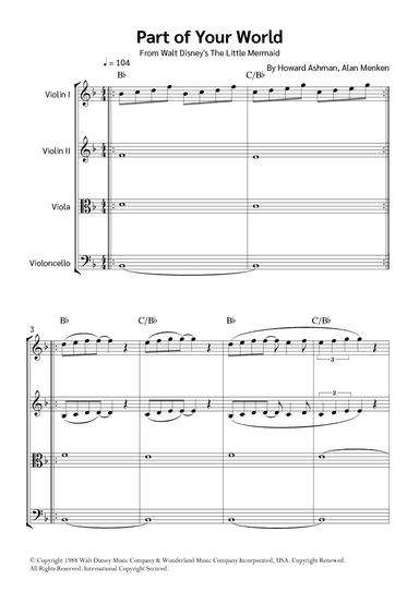 Part Of Your World (reprise) (arr. Jackson Spindler)