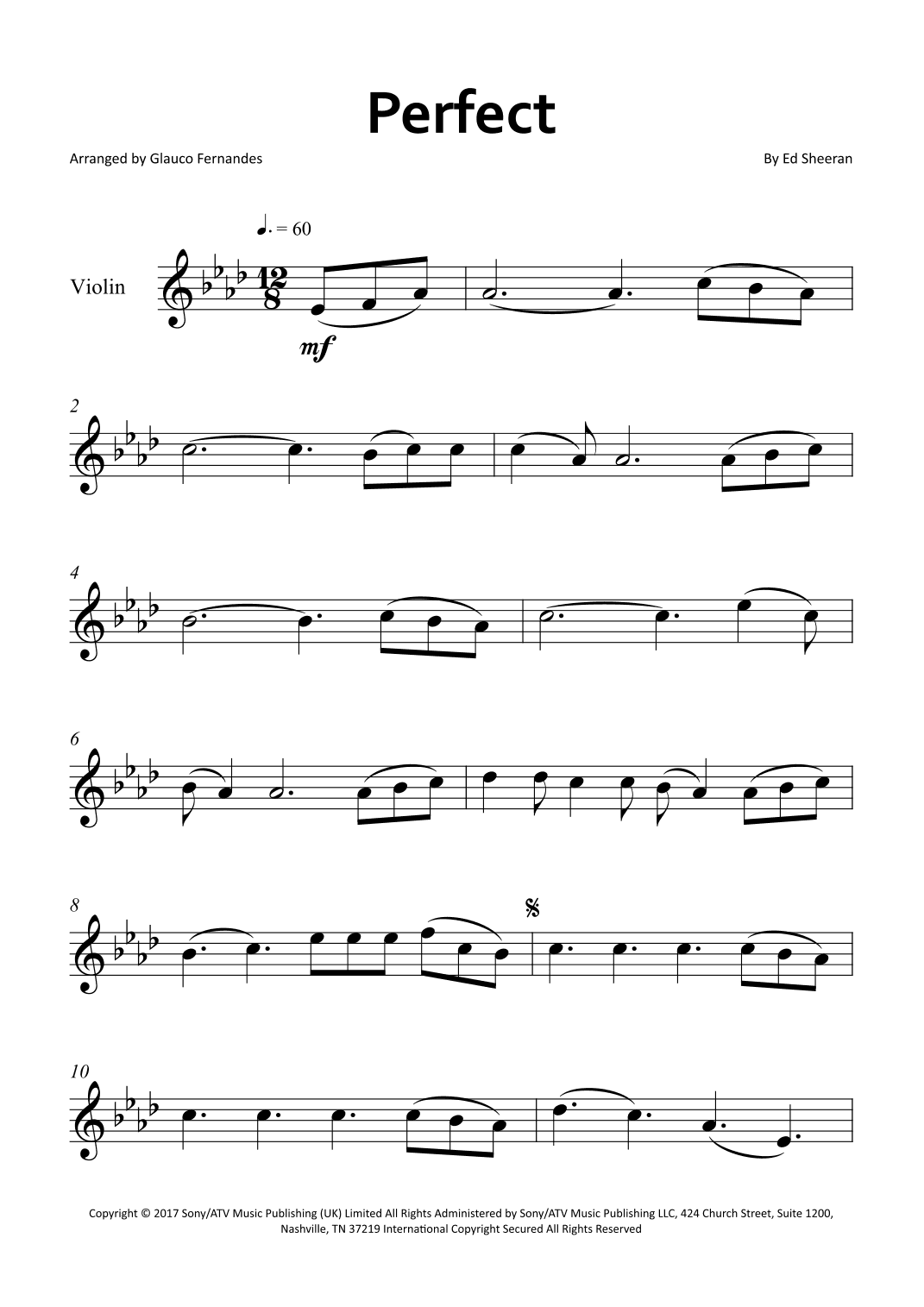 Perfect (arr. Glauco Fernandes)