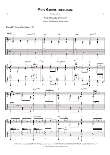 Mind Games (arr. Daisuke Minamizawa)