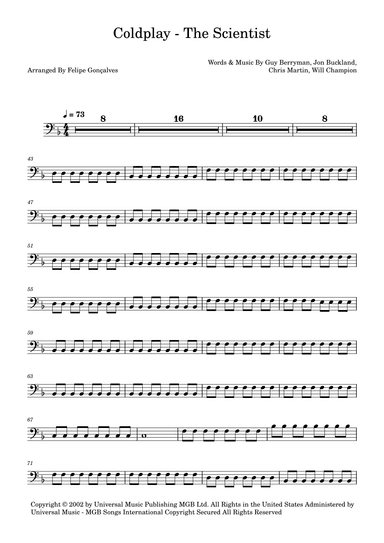 The Scientist (arr. Felipe Gonçalves)