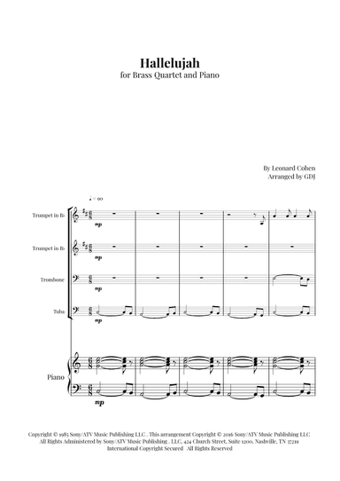 Hallelujah (arr. GDJ)