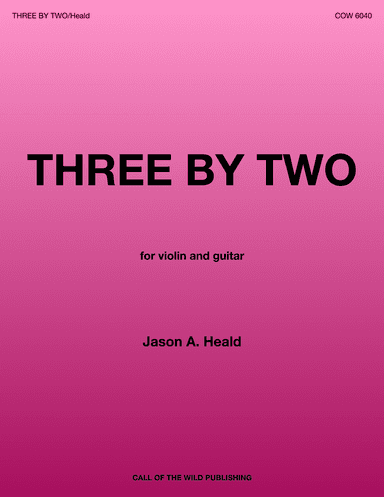 "Three by Two" for violin and guitar