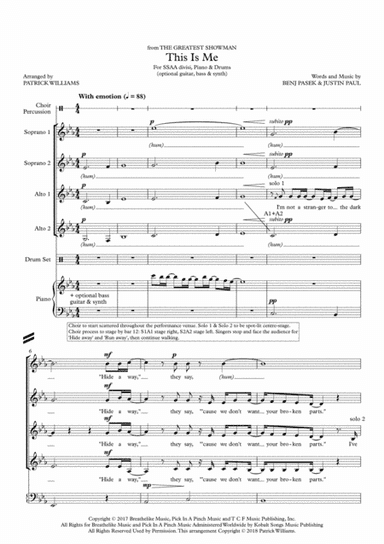 This Is Me (arr. Patrick Williams)