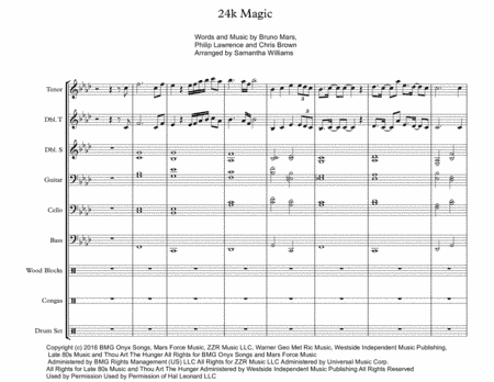 24K Magic (arr. Samantha Williams)
