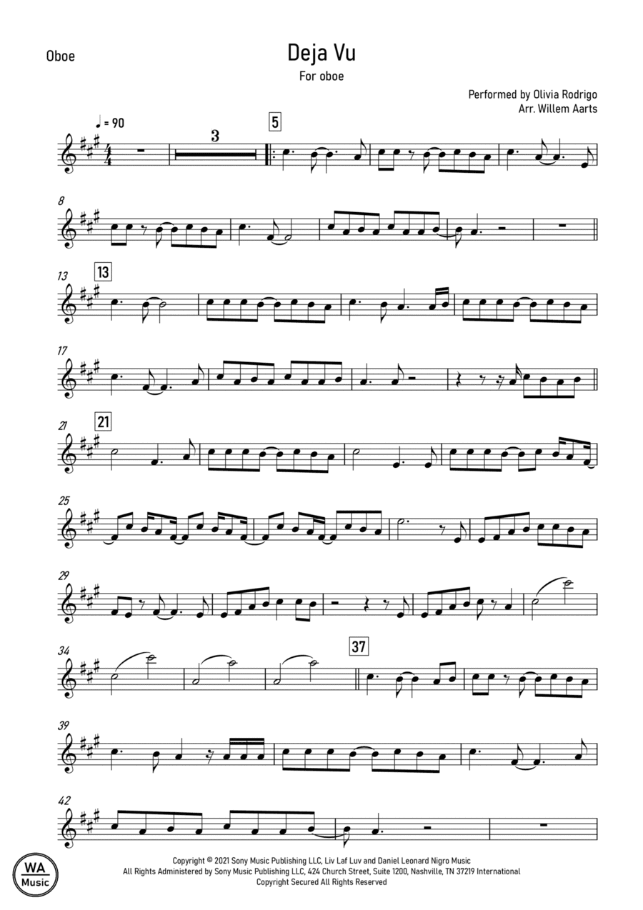 Deja Vu (arr. Willem Aarts)
