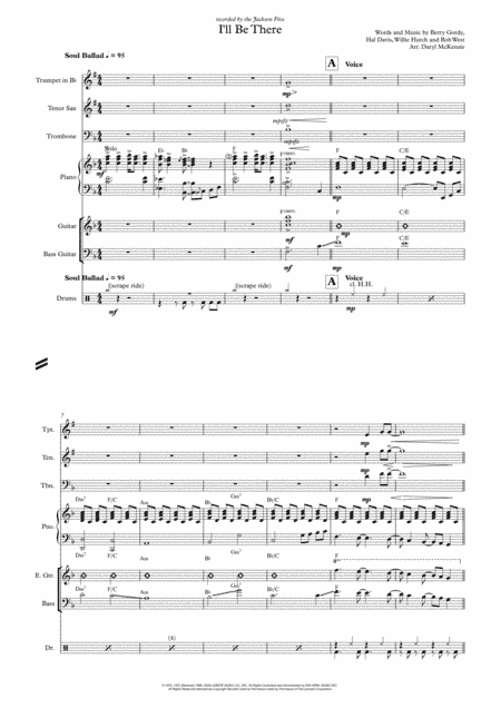 I'll Be There (arr. Daryl McKenzie)