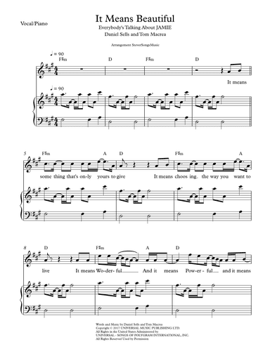 It Means Beautiful (arr. Kevin Stever)