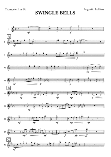 Swingle Bells - Jingle Bells in a funny swinging version (arr. Augustin Lehfuss)