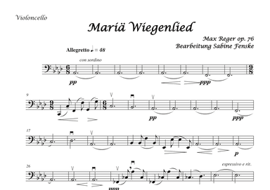 Mariae Wiegenlied (Maria’s Lullabye) (arr. Sabine Fenske)