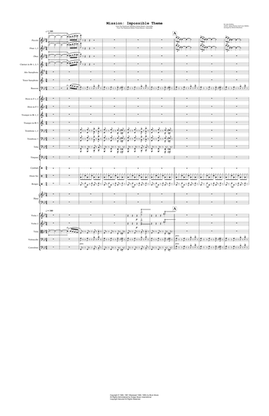 Mission: Impossible Theme (arr. Robert Bradshaw)