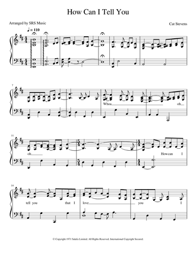 How Can I Tell You (arr. SRS Music)