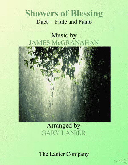 SHOWERS OF BLESSING (Duet – Flute & Piano with Score/Part) (arr. Gary Lanier)