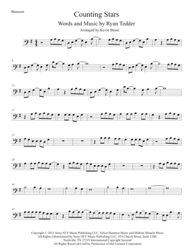 Counting Stars (arr. Kevin Busse)