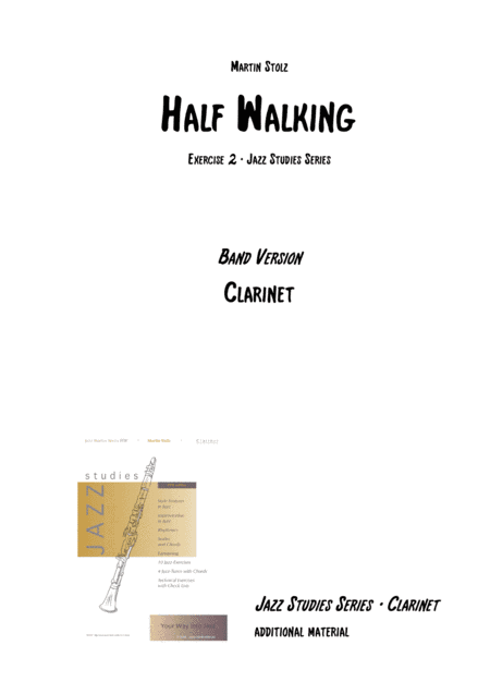 "Half Walking" arranged for clarinet and band