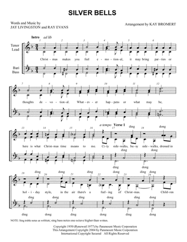 Silver Bells (arr. Kay Bromert)