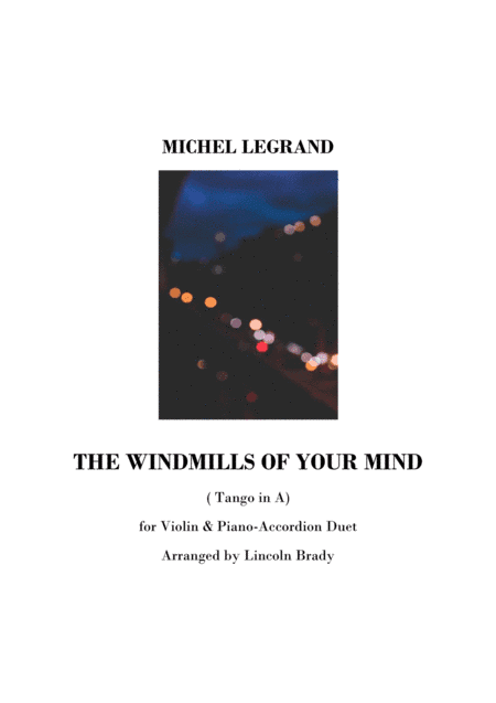 The Windmills Of Your Mind (arr. LINCOLN BRADY MUSIC)