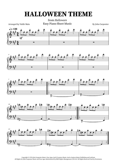 Halloween Theme (arr. Valdir Maia)