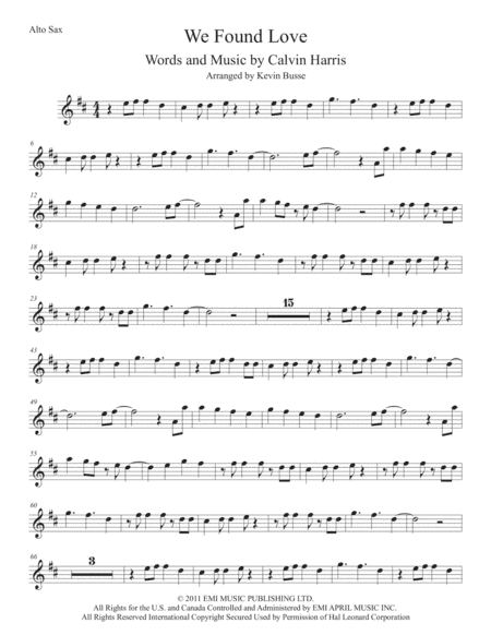 We Found Love (arr. Kevin Busse)