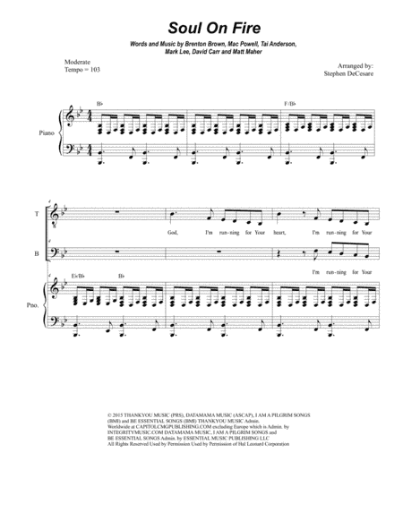 Soul On Fire (arr. Stephen DeCesare)