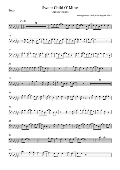 Sweet Child O' Mine (arr. Melquisedeque C.Silva)