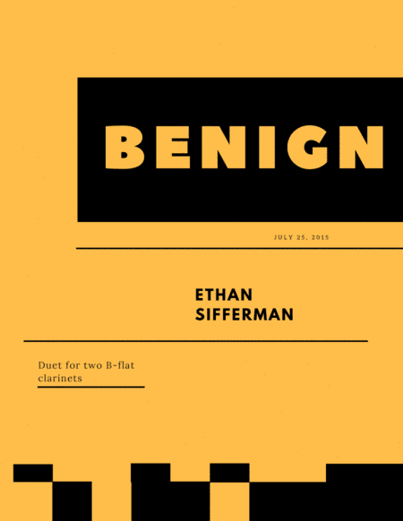 Benign Clarinet Duet