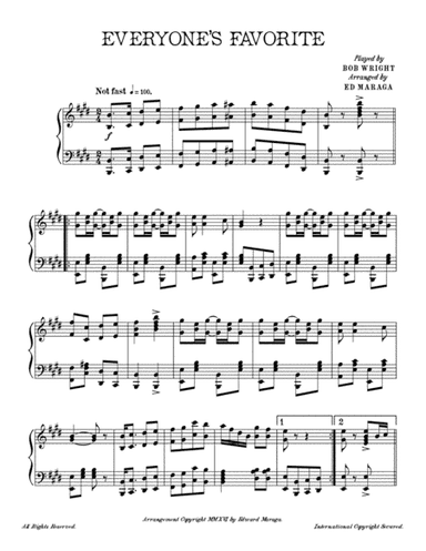 Everyone's Favorite (arr. Edward Maraga)